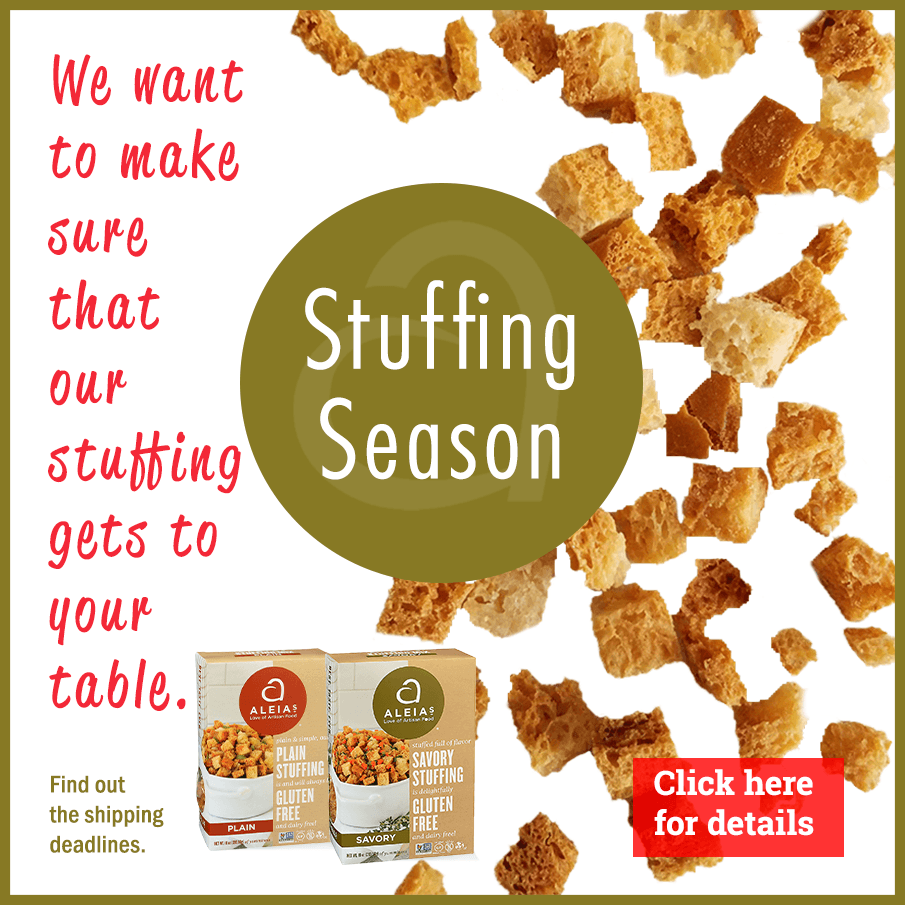 Savory Stuffing Aleia #39 s Gluten Free Foods Savory Stuffing Aleia #39 s Gluten Free Foods