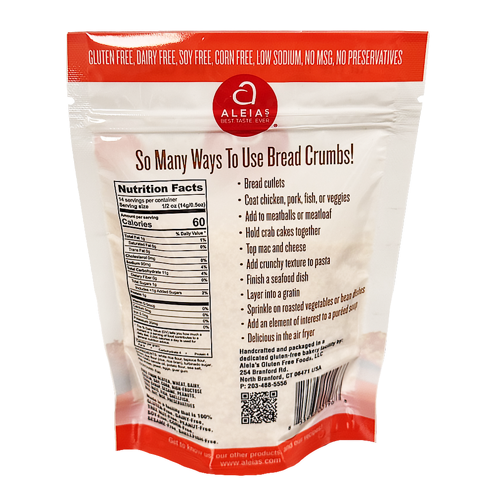 Aleia's 7 OZ. Gluten-Free Panko Bread Crumbs - Image 2