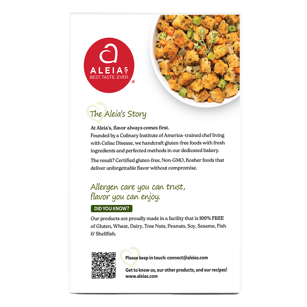 Aleia's GF AVO SAVORY STUFFING MIX 9oz - Image 2